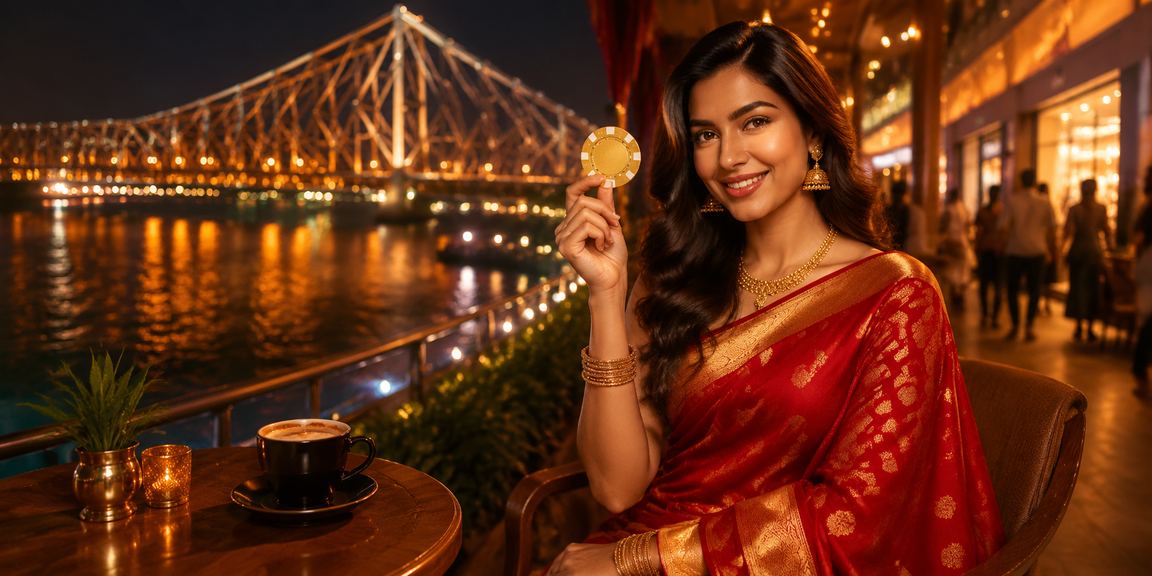 Luxury VIP casino promotion near Howrah Bridge Kolkata